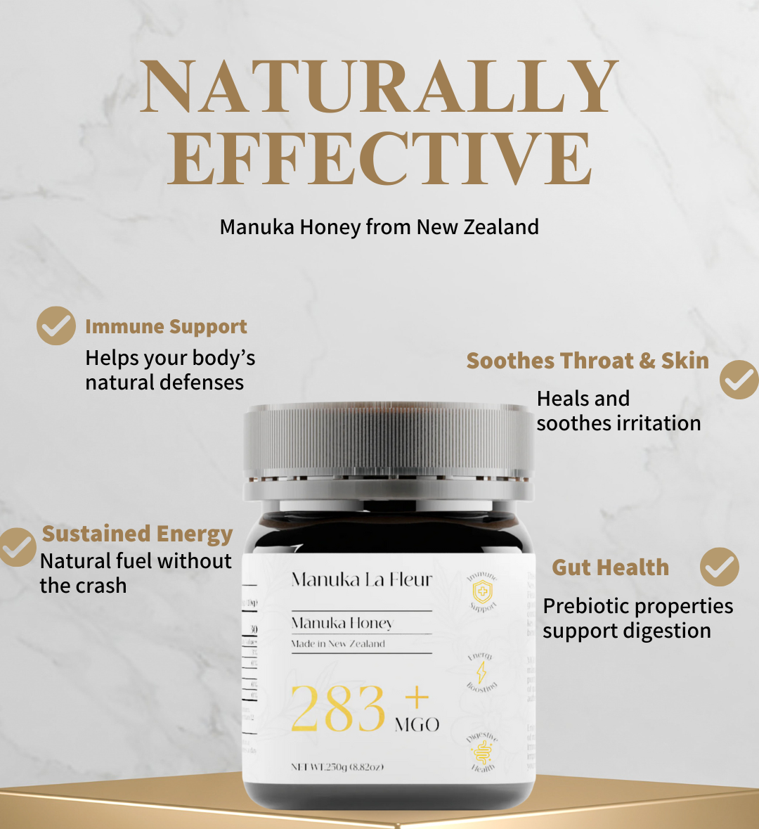 Manuka La Fleur – Premium Manuka Honey MGO 283+